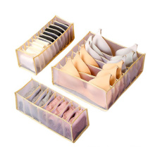 multi-function underwear bra socks panty storage bag Mesh Drawer Organizer Storage Boxes Set